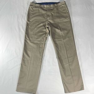 Banana Republic mens khaki Modern Slim Fit flat front chino pants - size 36x33